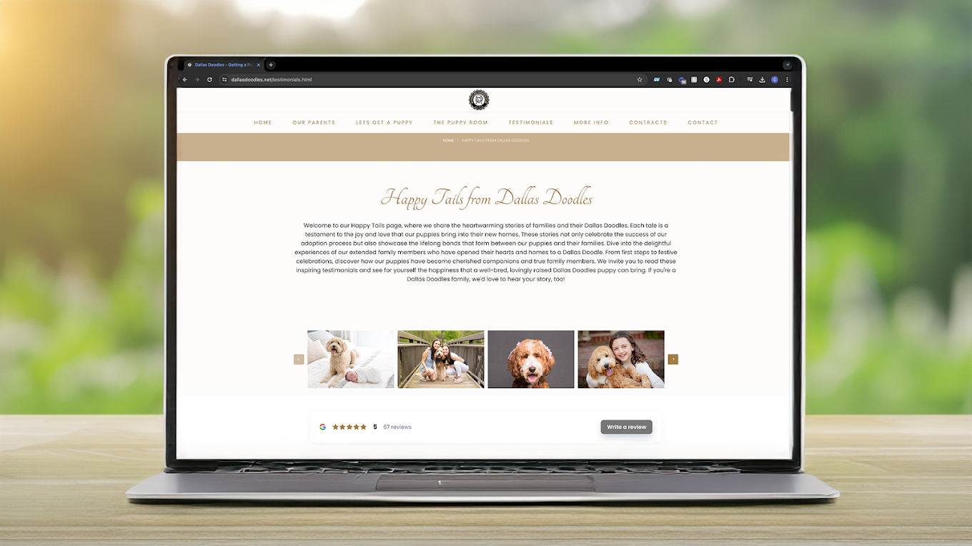 Doodle Breeder Website